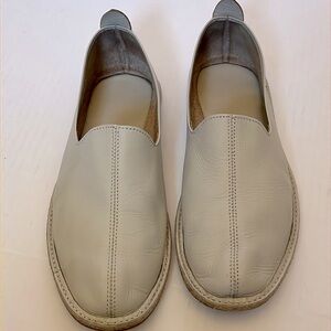Vayarta Leather Loafers Men’s Size 12.5 Gray Custom Dyed Slip On
